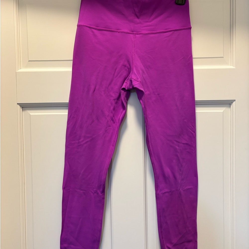 Athleta Jazzy Purple Transcend High Rise 7/8 Leggings
